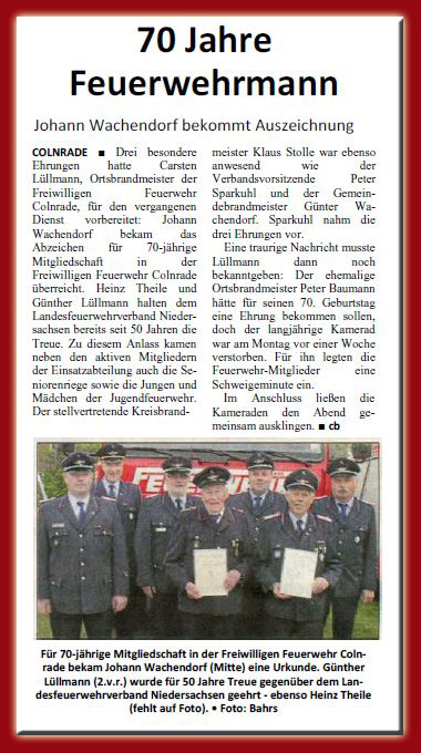 Freiwillige Feuerwehr Colnrade