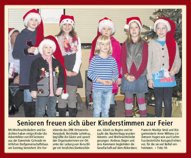 2014 Adventsfeier DRK in Colnrade