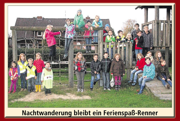 Nachtwanderung des SC Colnrade 2014