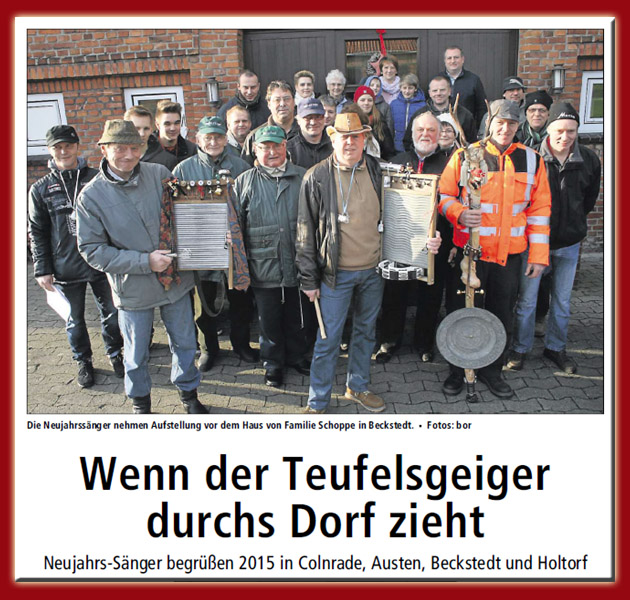 Neujahrssingen 2015 Colnrade