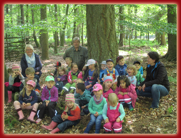 Waldtag vom Kindergarten Lummerland in Colnrade