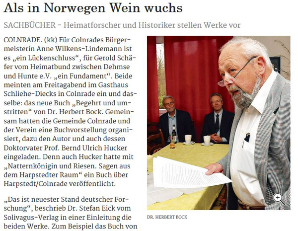 Buchvorstellung Bock Colnrade