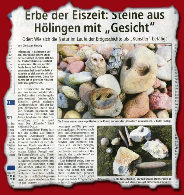 Erbe der Eiszeit - Steine aus Hölingen