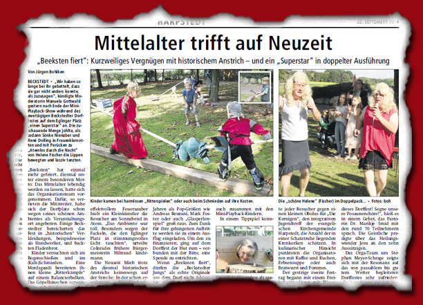 Dorffest 2014 in Beckstedt