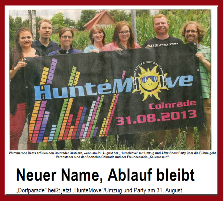 Huntemove 2013 in Colnrade